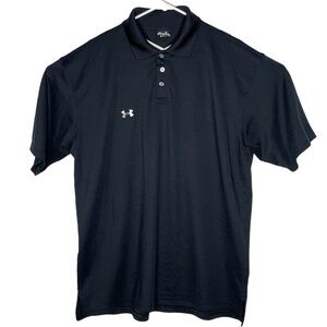 Under Armour Polo Shirt Mens Size L Black